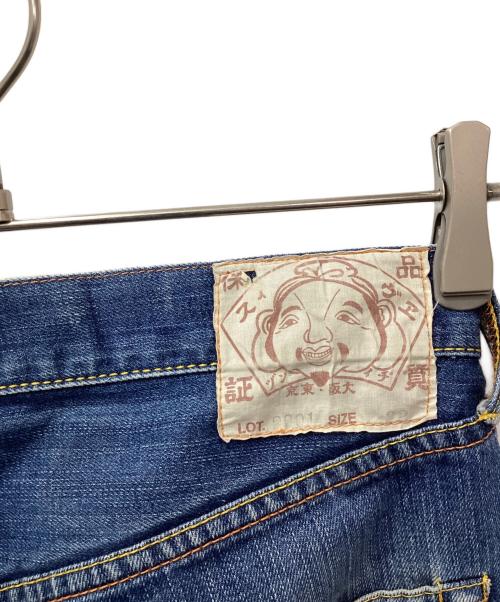 EVISU（エヴィス）EVISU (エヴィス) カモメペイントデニムショーツ ブルー サイズ:32の古着・服飾アイテム