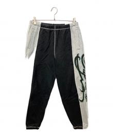 SUPREME（シュプリーム）の古着「21SS Paneled Script Sweatpant/パネルドスクリプトスウェットパンツ」｜ブラック
