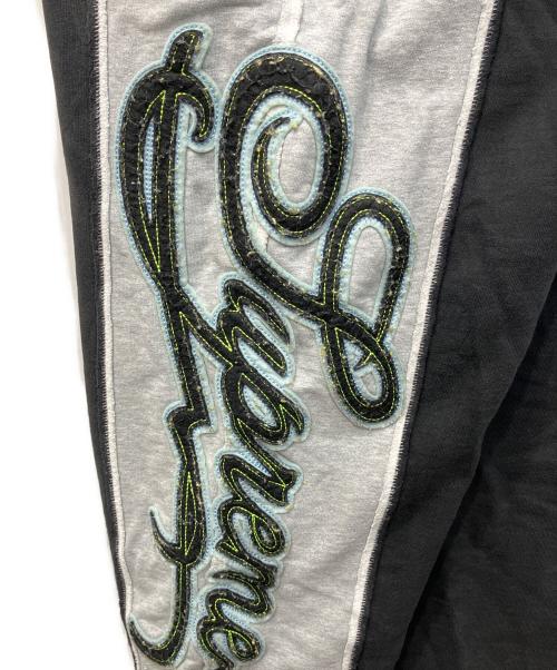 SUPREME（シュプリーム）Supreme (シュプリーム) 21SS Paneled Script Sweatpant/パネルドスクリプトスウェットパンツ ブラック サイズ:Sの古着・服飾アイテム
