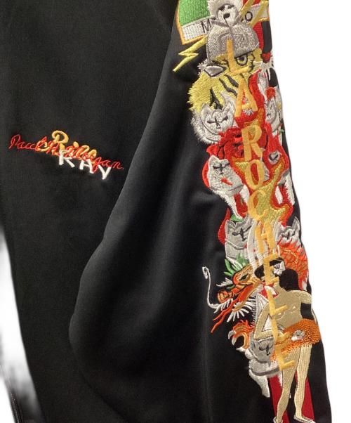 doublet（ダブレット）doublet (ダブレット) カオス刺繍ジャージブルゾン ブラック サイズ:不明の古着・服飾アイテム