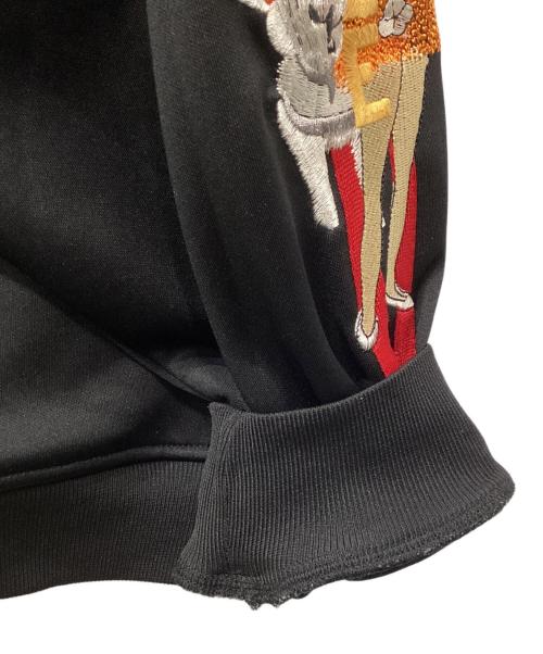 doublet（ダブレット）doublet (ダブレット) カオス刺繍ジャージブルゾン ブラック サイズ:不明の古着・服飾アイテム
