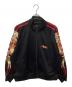 doublet（ダブレット）の古着「カオス刺繍ジャージブルゾン」｜ブラック