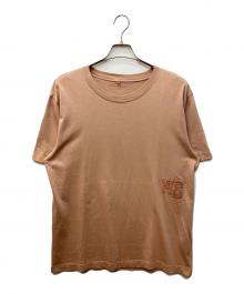 T by ALEXANDER WANG（ティーバイアレキサンダーワン）の古着「ロゴ半袖Tシャツ」｜ピンク