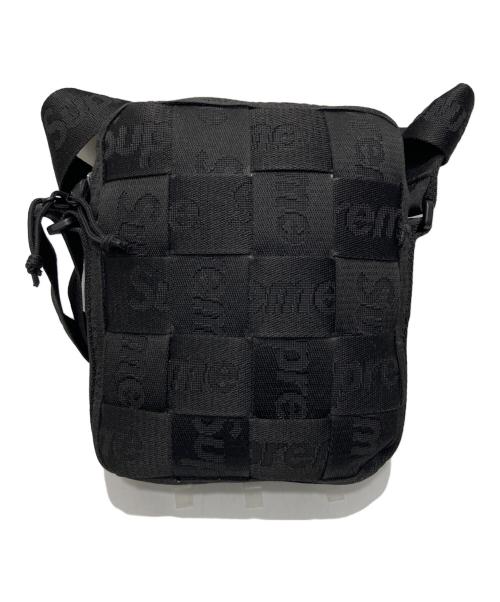 SUPREME（シュプリーム）Supreme (シュプリーム) Woven Shoulder Bag / ウーヴン ショルダーバッグ ブラックの古着・服飾アイテム