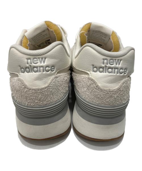 NEW BALANCE（ニューバランス）NEW BALANCE (ニューバランス) 574 ローカットスニーカー ベージュ サイズ:25cmの古着・服飾アイテム