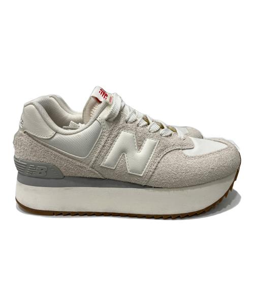 NEW BALANCE（ニューバランス）NEW BALANCE (ニューバランス) 574 ローカットスニーカー ベージュ サイズ:25cmの古着・服飾アイテム
