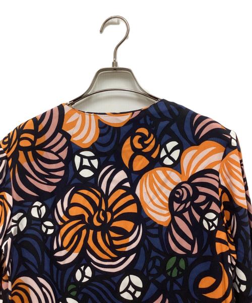 marimekko（マリメッコ）marimekko (マリメッコ) Karla Torstai 総柄ワンピース マルチカラー サイズ:38の古着・服飾アイテム