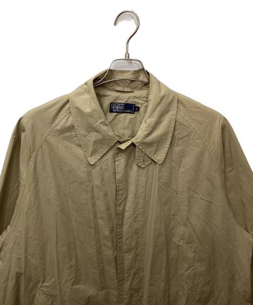POLO RALPH LAUREN（ポロ・ラルフローレン）POLO RALPH LAUREN (ポロ・ラルフローレン) 一枚袖ステンカラーコート ブラウン サイズ:Lの古着・服飾アイテム