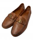 Salvatore Ferragamoサルヴァトーレ フェラガモ）の古着「ストラップローファー」｜ブラウン
