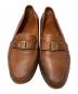 中古・古着 Salvatore Ferragamo (サルヴァトーレ フェラガモ) ストラップローファー ブラウン サイズ:9EE：7000円