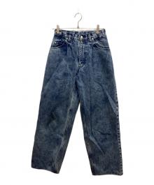 stein（シュタイン）の古着「CHEMICAL BLEACHED DENIM JEANS / ケミカルブリーチデニムパンツ」｜インディゴ