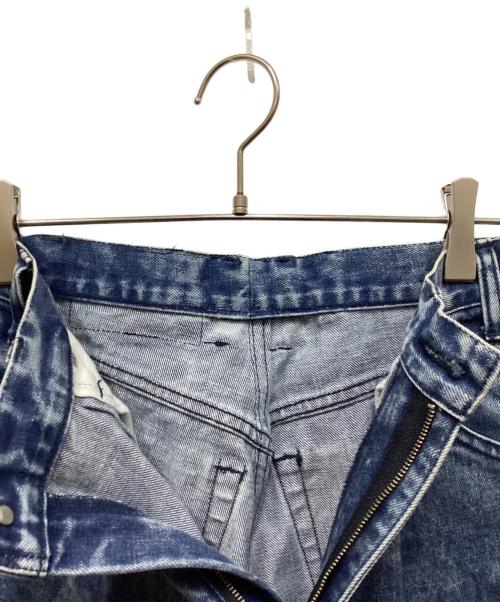 stein（シュタイン）stein (シュタイン) CHEMICAL BLEACHED DENIM JEANS / ケミカルブリーチデニムパンツ インディゴ サイズ:XSの古着・服飾アイテム