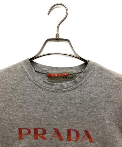 PRADA SPORTS（プラダスポーツ）PRADA SPORTS (プラダスポーツ) アーカイブロゴTシャツ グレー サイズ:表記無しの古着・服飾アイテム