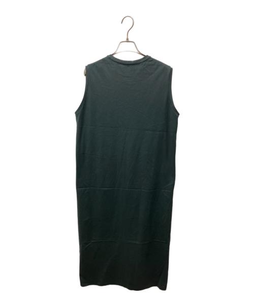 ATON（エイトン）ATON (エイトン) TANK TOP DRESS / ノースリーブワンピース グリーン サイズ:02の古着・服飾アイテム