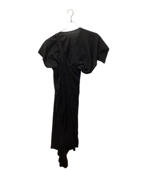 LIMI feu（リミフゥ）LIMI feu (リミフゥ) ラップカットソー ブラック サイズ:Freeの古着・服飾アイテム