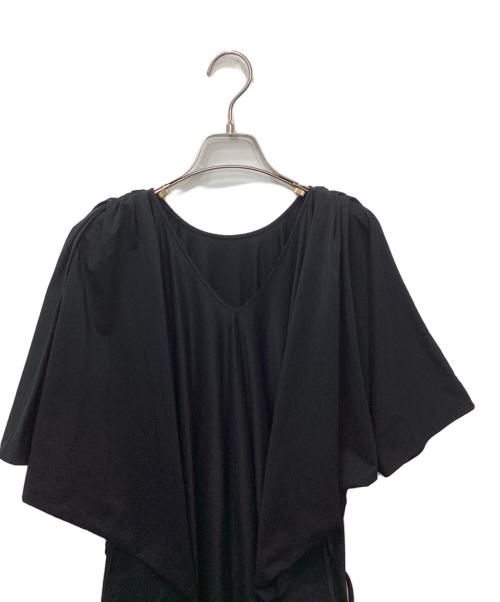 TATRAS（タトラス）TATRAS (タトラス) カットオフデザインワンピース ブラック サイズ:02の古着・服飾アイテム
