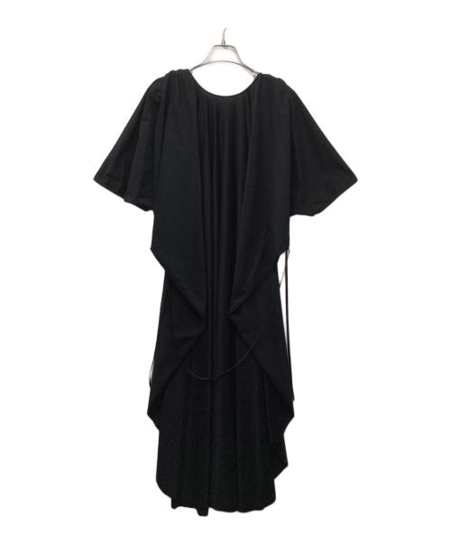 TATRAS（タトラス）TATRAS (タトラス) カットオフデザインワンピース ブラック サイズ:02の古着・服飾アイテム