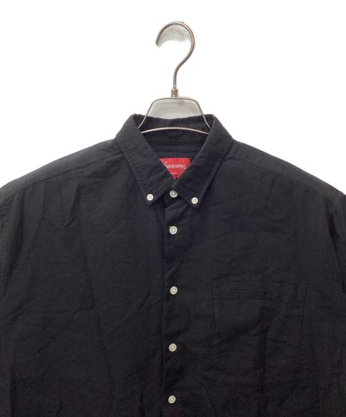 SUPREME（シュプリーム）Supreme (シュプリーム) Loose Fit S/S Oxford Shirt（ルーズフィットオックスフォードシャツ） ブラック サイズ:Sの古着・服飾アイテム