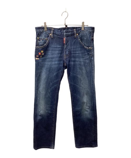 DSQUARED2（ディースクエアード）DSQUARED2 (ディースクエアード) デニムパンツ インディゴ サイズ:48の古着・服飾アイテム