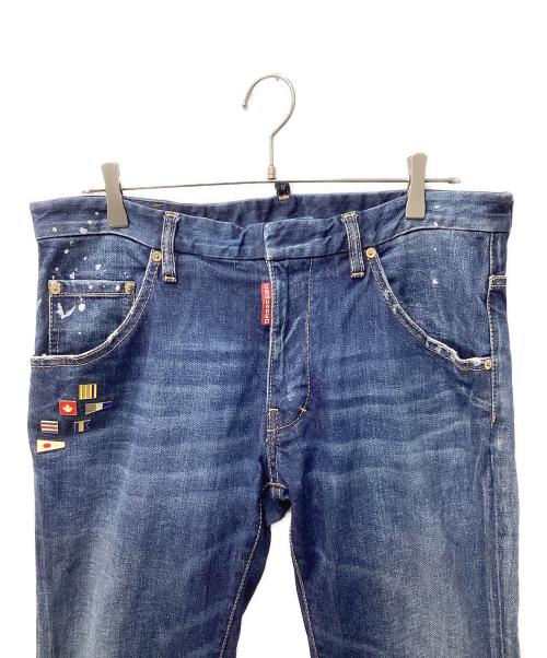 DSQUARED2（ディースクエアード）DSQUARED2 (ディースクエアード) デニムパンツ インディゴ サイズ:48の古着・服飾アイテム