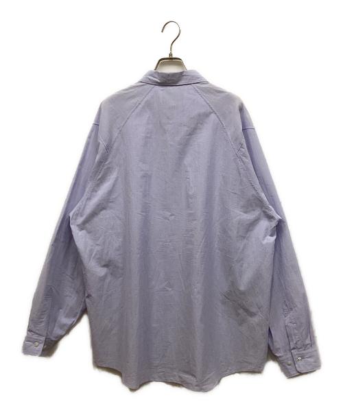 GOLDWIN（ゴールドウイン）GOLDWIN (ゴールドウイン) Fine Cotton Seersucker Striped Shirt スカイブルー サイズ:4の古着・服飾アイテム