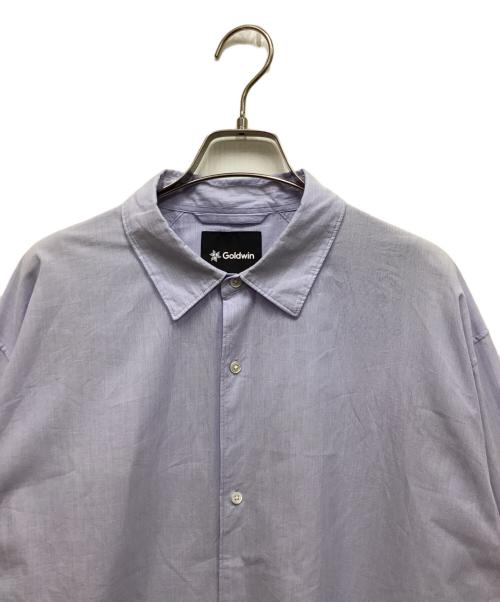 GOLDWIN（ゴールドウイン）GOLDWIN (ゴールドウイン) Fine Cotton Seersucker Striped Shirt スカイブルー サイズ:4の古着・服飾アイテム