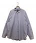 GOLDWIN（ゴールドウイン）の古着「Fine Cotton Seersucker Striped Shirt」｜スカイブルー