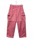 SUPREMEシュプリーム）の古着「22SS Cargo Zip-Off Cinch Pant/カーゴ ジップ オフ シンチ パンツ」｜ピンク