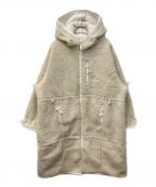 keisuke kandaケイスケカンダ）の古着「ドロストボアロングコート」｜アイボリー