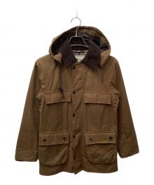 Barbour×MARGARET HOWELL（バブアー×マーガレットハウエル）の古着「INVINCIBLE OILED JACKET（インヴィジブルオイルドジャケット）」｜ブラウン