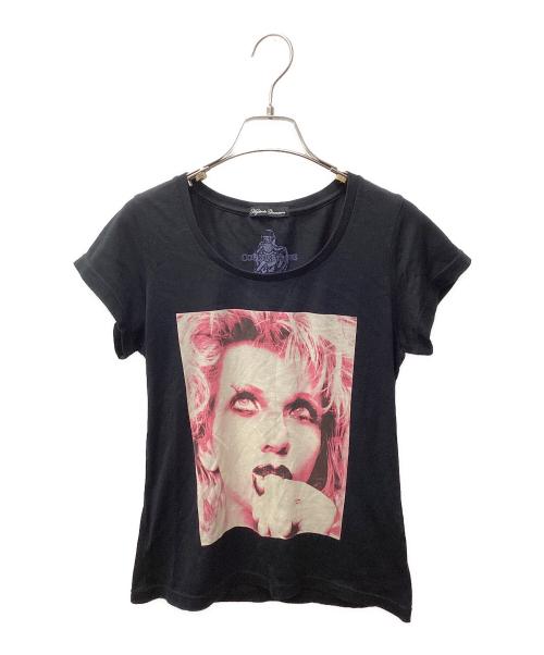 Hysteric Glamour（ヒステリックグラマー）Hysteric Glamour (ヒステリックグラマー) courtney love TEE ブラック サイズ:Mの古着・服飾アイテム