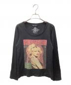 Hysteric Glamourヒステリックグラマー）の古着「courtney love長袖カットソー」｜ブラック