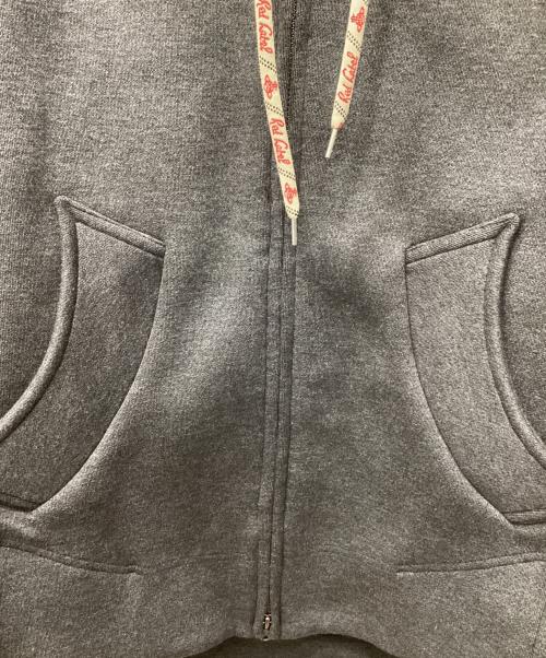 Vivienne Westwood RED LABEL（ヴィヴィアンウエストウッドレッドレーベル）Vivienne Westwood RED LABEL (ヴィヴィアンウエストウッドレッドレーベル) ヘビーダンボールラウンドヘムジップフーディー グレー サイズ:００の古着・服飾アイテム