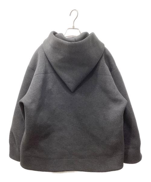 Vivienne Westwood RED LABEL（ヴィヴィアンウエストウッドレッドレーベル）Vivienne Westwood RED LABEL (ヴィヴィアンウエストウッドレッドレーベル) ヘビーダンボールラウンドヘムジップフーディー グレー サイズ:００の古着・服飾アイテム