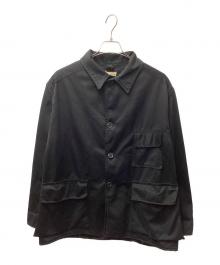 utica Duxbak（ダックスバック）の古着「製品染めハンティングジャケット」｜ブラック