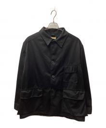utica Duxbak（ダックスバック）の古着「製品染めハンティングジャケット」｜ブラック