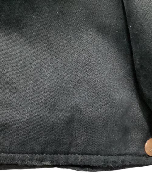 utica Duxbak（ダックスバック）utica Duxbak (ダックスバック) 製品染めハンティングジャケット ブラック サイズ:採寸参照の古着・服飾アイテム