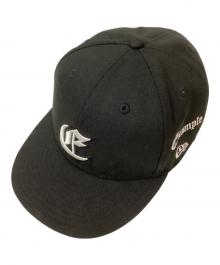 New Era×EXAMPLE（ニューエラ×エグザンプル）の古着「刺繍キャップ」｜ブラック