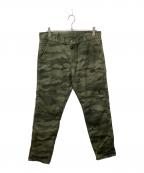Carhartt WIPカーハート ワーク イン プログレス）の古着「duck single knee pant（ダックシングルニーパンツ）」｜オリーブ