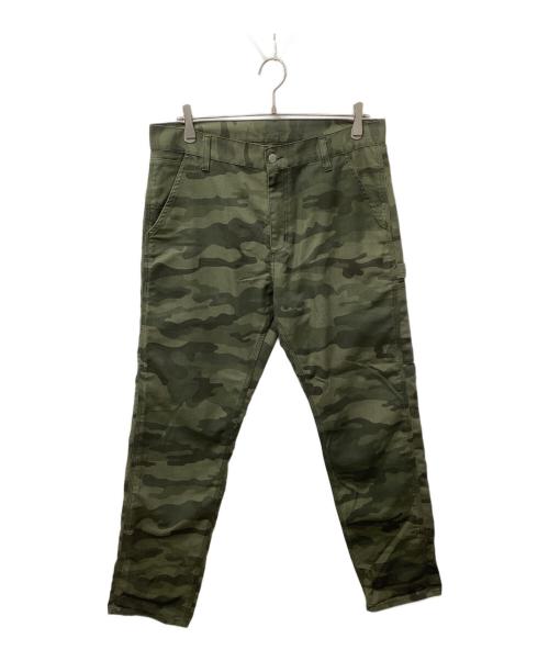 Carhartt WIP（カーハート ワーク イン プログレス）CARHARTT WIP (カーハート ワーク イン プログレス) duck single knee pant（ダックシングルニーパンツ） オリーブ サイズ:W32 L32の古着・服飾アイテム