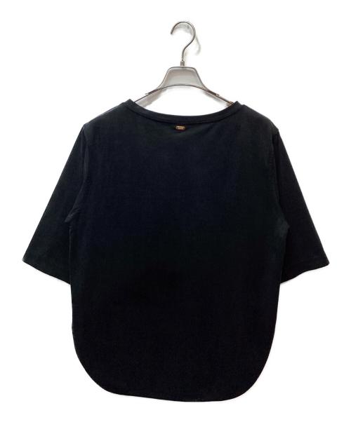 GALLARDA GALANTE（ガリャルダガランテ）GALLARDA GALANTE (ガリャルダガランテ) キュプラジャージーラウンドTee ブラック サイズ:FREEの古着・服飾アイテム