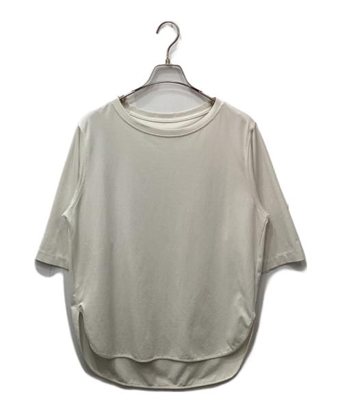 GALLARDA GALANTE（ガリャルダガランテ）GALLARDA GALANTE (ガリャルダガランテ) キュプラジャージーラウンドTee アイボリー サイズ:FREEの古着・服飾アイテム