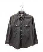 MADISON BLUEマディソンブルー）の古着「HAMPTON SHIRT / デニムシャツ」｜グレー