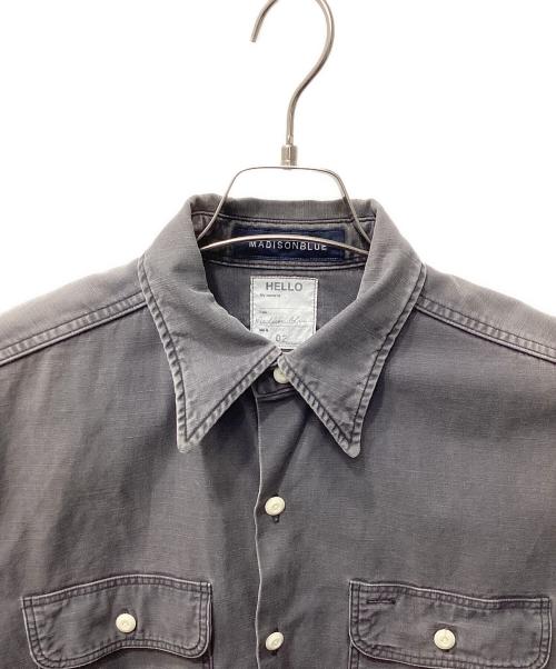 MADISON BLUE（マディソンブルー）MADISON BLUE (マディソンブルー) HAMPTON SHIRT / デニムシャツ グレー サイズ:02の古着・服飾アイテム