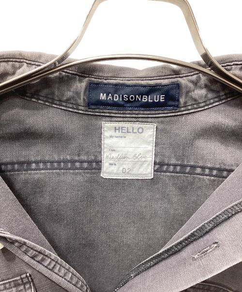 MADISON BLUE（マディソンブルー）MADISON BLUE (マディソンブルー) HAMPTON SHIRT / デニムシャツ グレー サイズ:02の古着・服飾アイテム