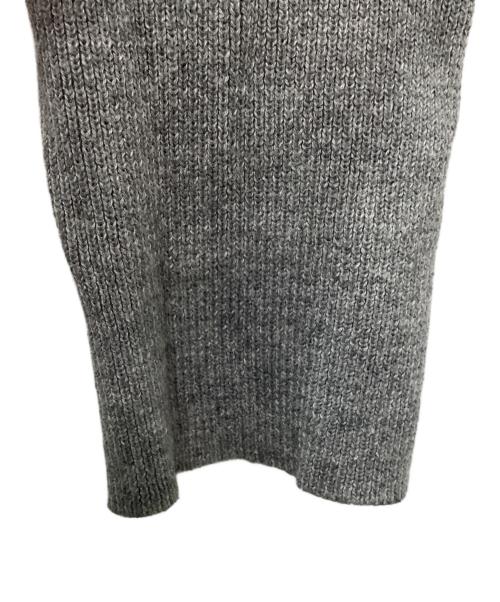 Bibiy.（ビビィ）Bibiy. (ビビィ) AMELIE PEPURAMU KNIT　(アメリ ペプラム ニット) グレー サイズ:FREEの古着・服飾アイテム