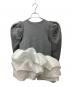 Bibiy. (ビビィ) AMELIE PEPURAMU KNIT　(アメリ ペプラム ニット) グレー サイズ:FREE：8000円