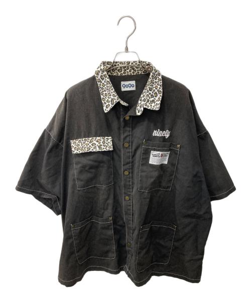 9090（9090）9090 (9090) 半袖シャツ ブラック サイズ:XLの古着・服飾アイテム