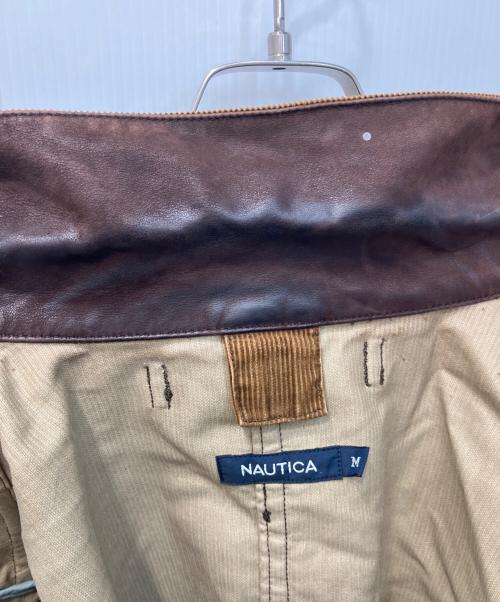 NAUTICA（ノーティカ）NAUTICA (ノーティカ) レザーカラーコーデュロイジャケット ブラウン サイズ:Mの古着・服飾アイテム