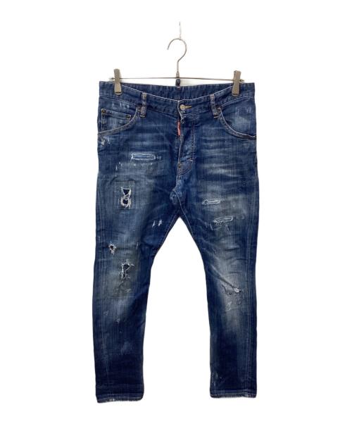 DSQUARED2（ディースクエアード）DSQUARED2 (ディースクエアード) CLASSIC KENNY TWIST JEAN（クラシックヘニーツイストジーン） インディゴ サイズ:46の古着・服飾アイテム